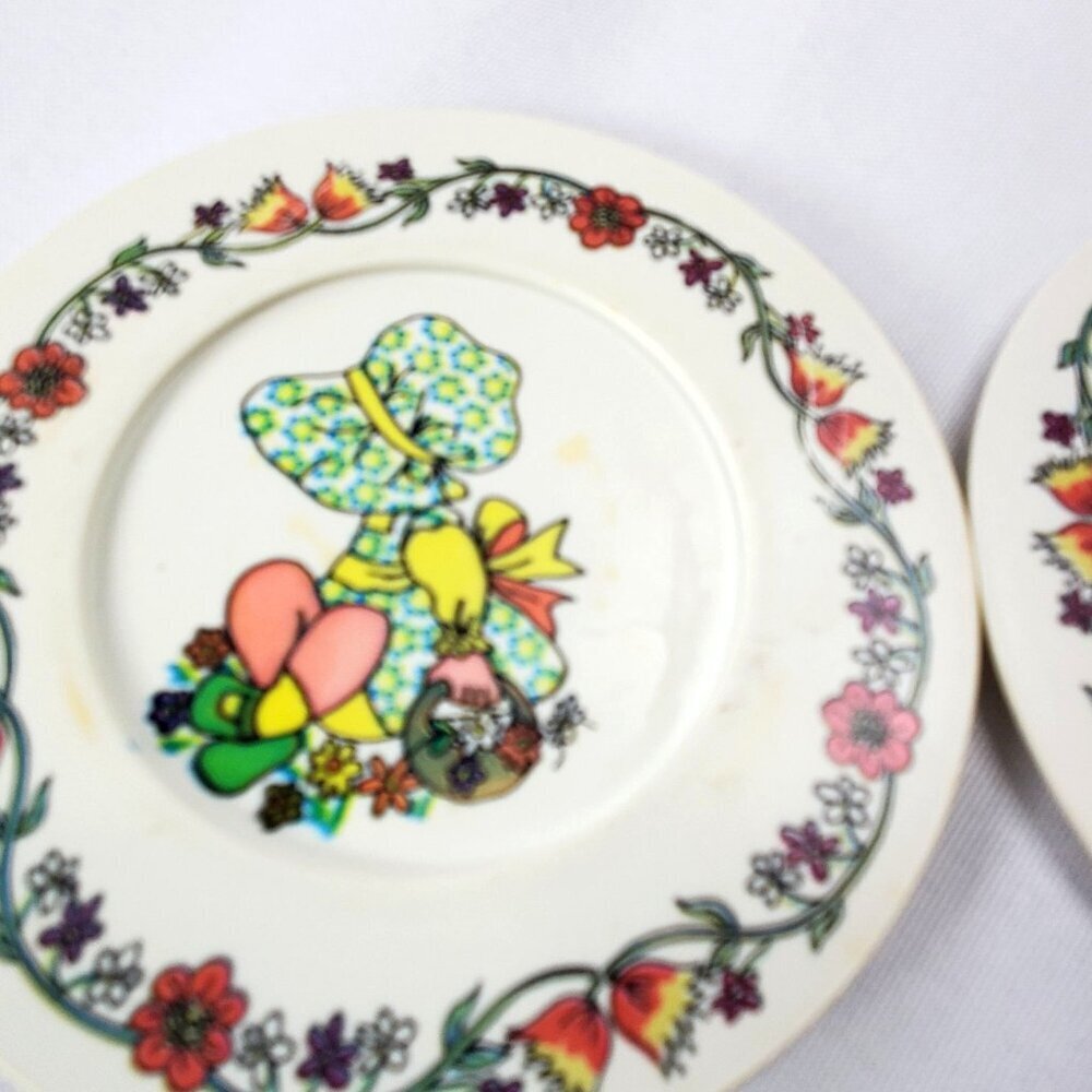VTG Chilton 1970s Holly Hobbie Kitchen Tea Set Bonnet Girl 23 Piece Cottagecore - Picture 10 of 10